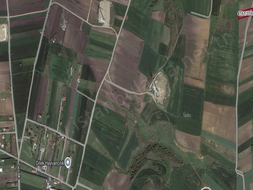 Silivri Büyükkılıçta Satılık Tarla , 2,521 m2 Müstakil Yola Cephe 