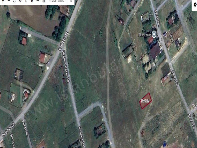 Arnavutköy Taşolukta Satılık Arsa , 351 m2 İmarlı MÜstakil Caddeye Yakın 