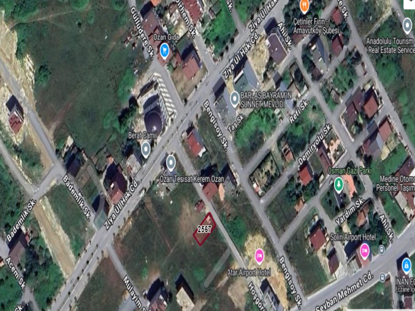 Arnavutköy Yavuzselim Mah Satılık Arsa , 247 M2 Müstakil Merkezde