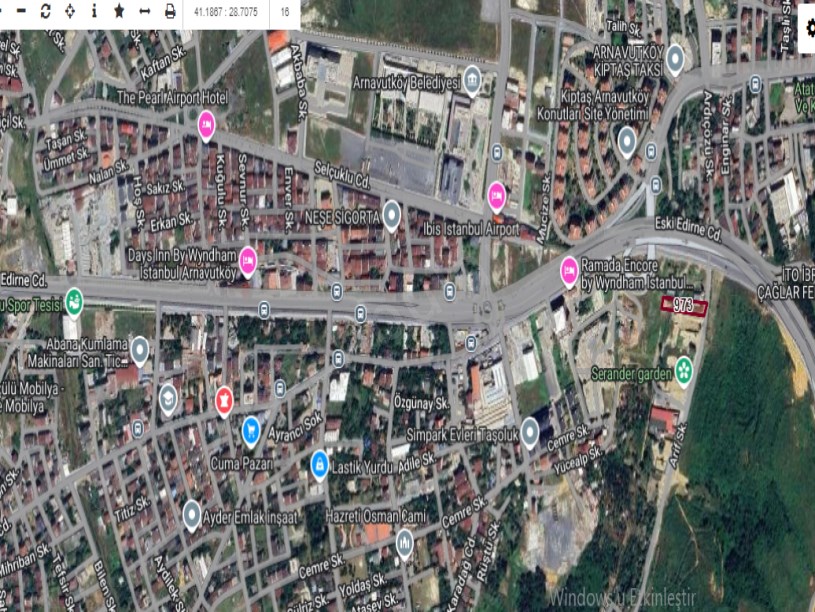 Arnavutköy Merkezde Satılık Arsa , 334 m2 Hisseli Caddeye Yakını Merkezde 