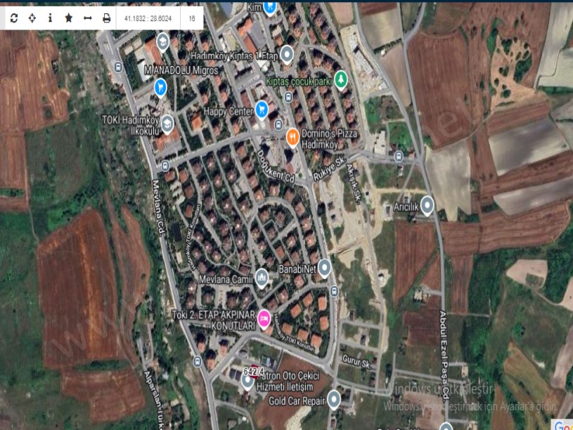 Arnavutköy Hadımköyde Satılık Arsa , 500 M2 Merkezde Müstakil  İmarlı