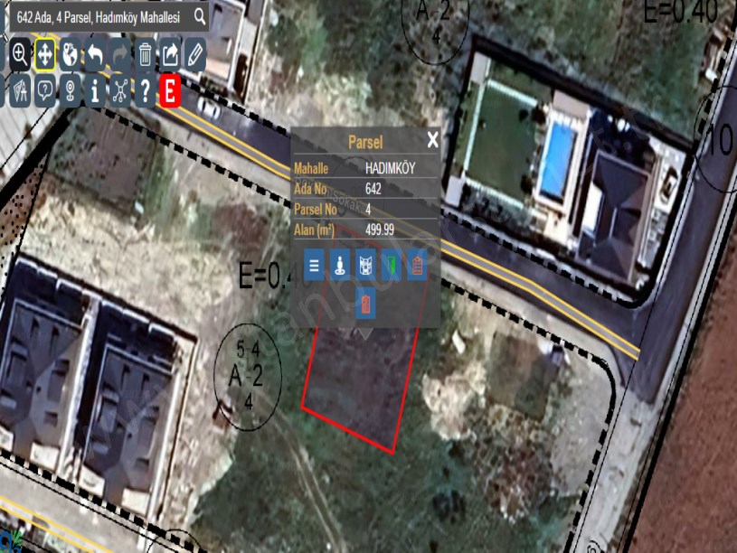 Arnavutköy Hadımköyde Satılık Arsa , 500 M2 Merkezde Müstakil  İmarlı