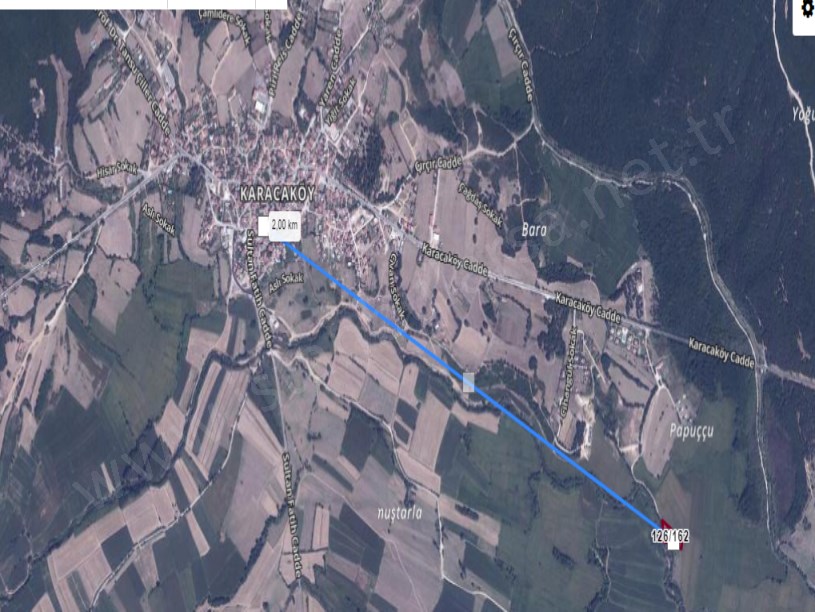 Çatalca Karacaköyde Satılık Tarla , 3,833 M2 Müstakil Yolu Var