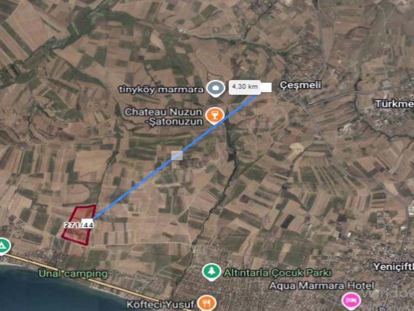 Tekirdağ Marmaraereğli Çeşmeli Mah Satılık Arsa , 213 m2 Hisseli Denize Yakın 