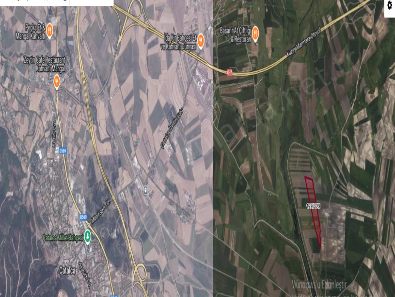 Çatalca İzzettin,de Satılık Arsa , 353 M2 Hisseli