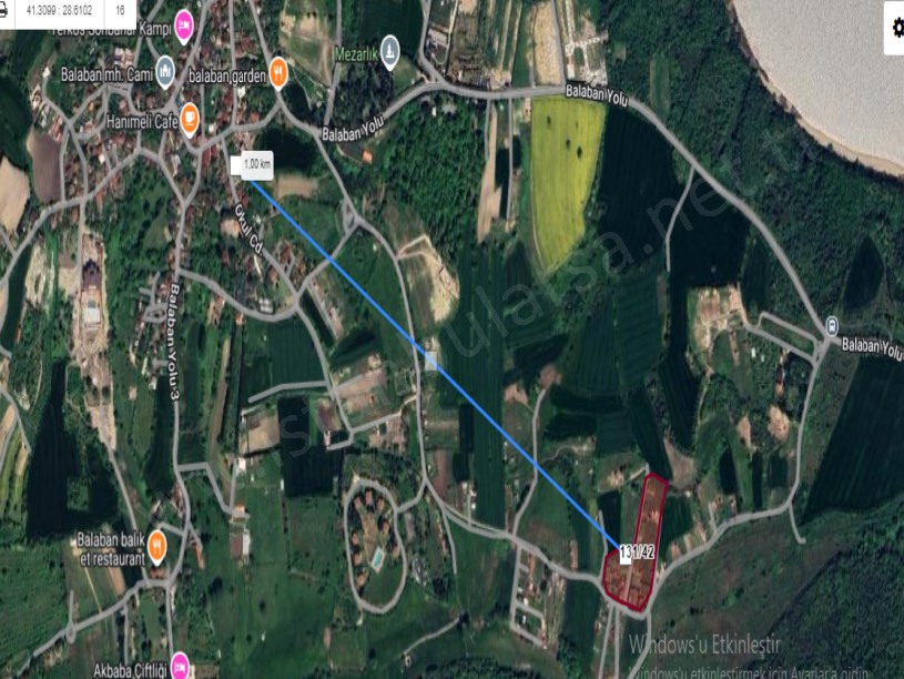 Arnavutköy Balabanda Satılık Arsa , 350 m2 Çevrili Yerleşim İçinde