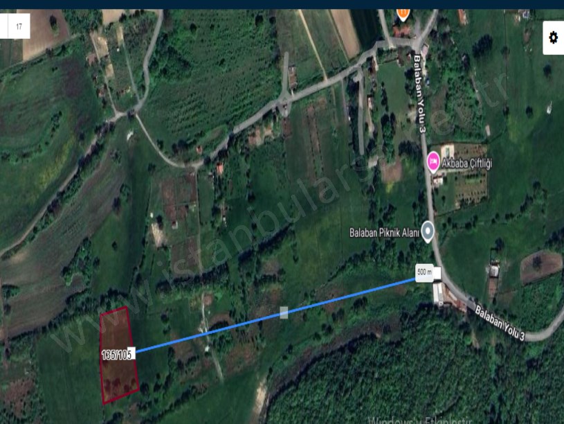Arnavutköy Balabanda Satılık Arsa , 119 M2 Hisseli