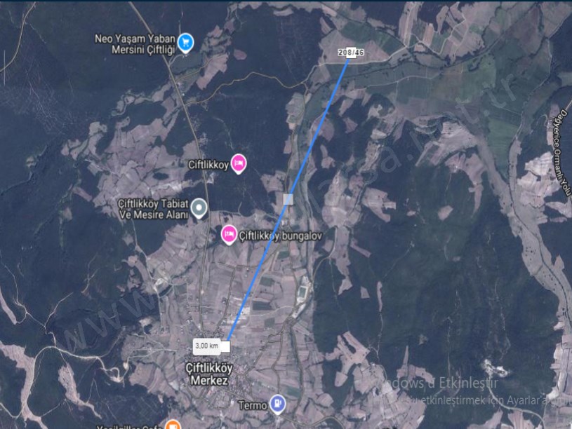 Çatalca Çiftlikköyde Satılık Arsa , 385 m2 Yolu Var Hisseli Konteyner Mevcut