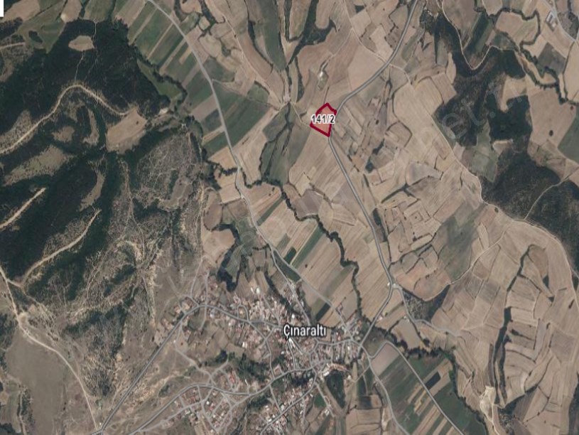 Tekirdağ  Malkara Çınaraltı Mah , Satılık Tarla , 8 Dönüm Müstakil Cadde Cephe 