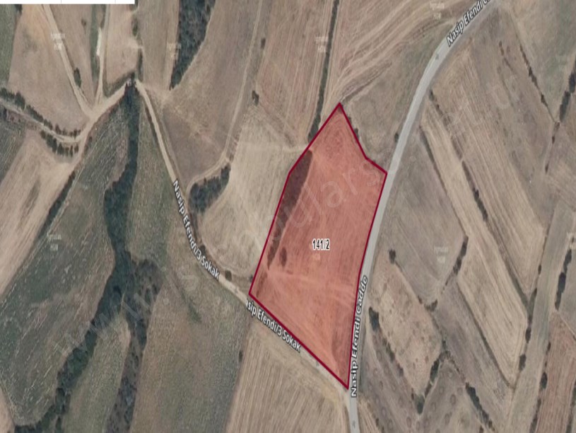 Tekirdağ  Malkara Çınaraltı Mah , Satılık Tarla , 8 Dönüm Müstakil Cadde Cephe 