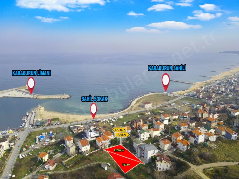 Karaburun da satılık arsa, 2 dönüm deniz manzaralı