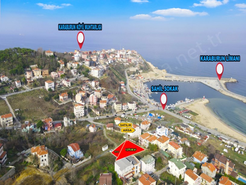 Karaburun da satılık arsa, 2 dönüm deniz manzaralı