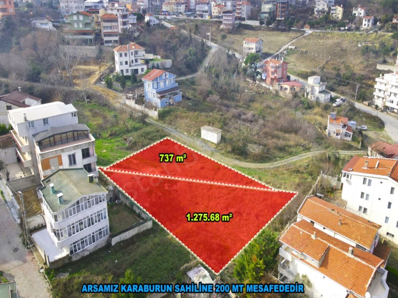 Karaburun da satılık arsa, 2 dönüm deniz manzaralı