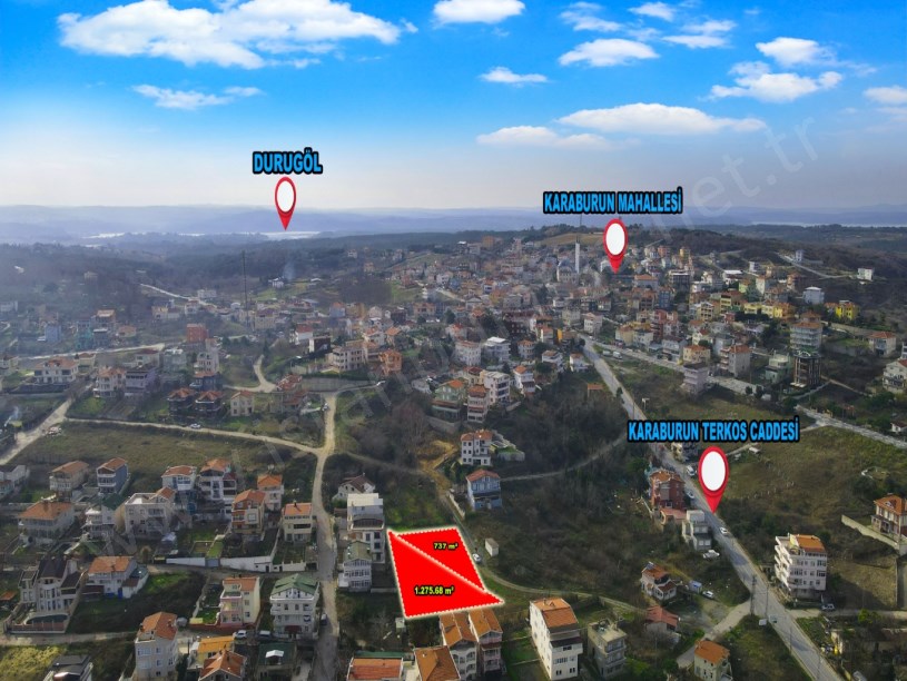 Karaburun da satılık arsa, 2 dönüm deniz manzaralı