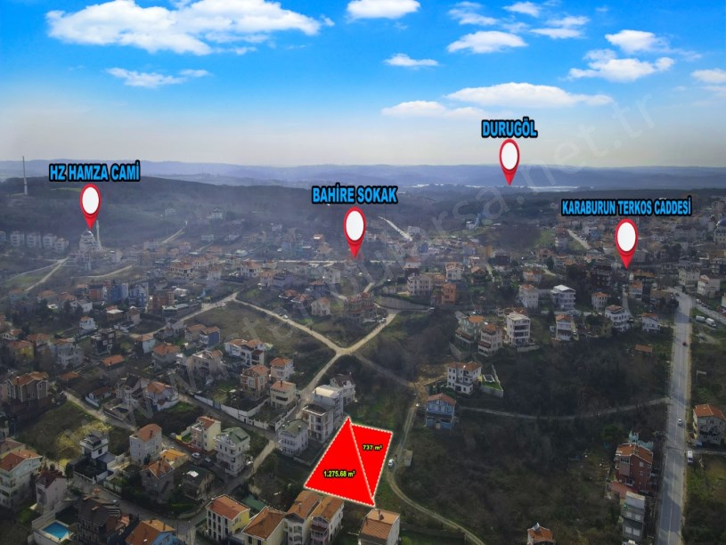 Karaburun da satılık arsa, 2 dönüm deniz manzaralı