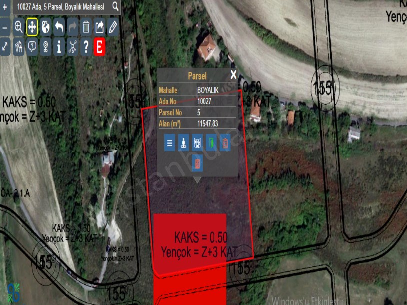 Arnavutköy Boyalıkta Satılık Arsa , 160 m2 3 kat İmarlı Hisseli 