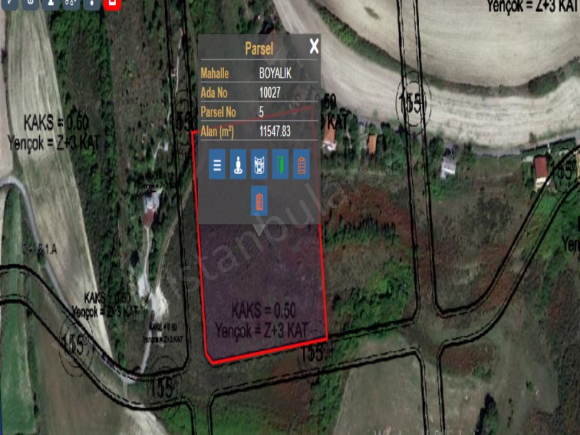 Arnavutköy Boyalıkta Satılık Arsa , 160 m2 3 kat İmarlı Hisseli 