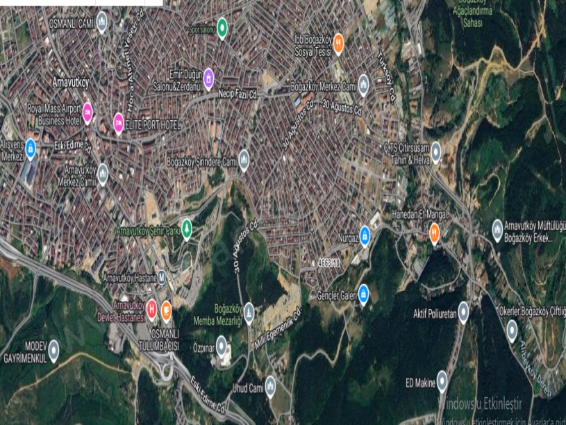 Arnavutköy Boğazköyde Satılık Arsa , 164 M2 Caddeye Yakın 3 kat İmarlı Müstakil 