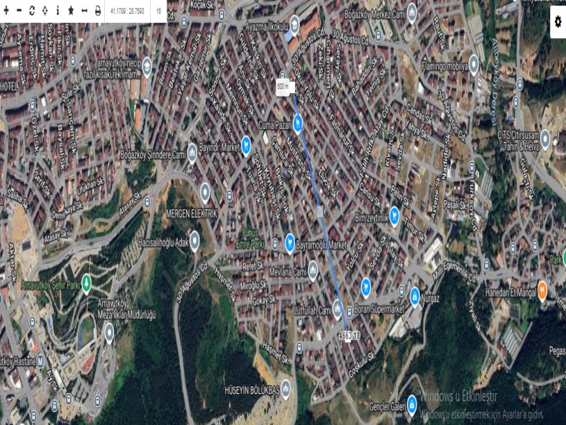 Arnavutköy Boğazköyde Satılık Arsa , 164 M2 Caddeye Yakın 3 kat İmarlı Müstakil 