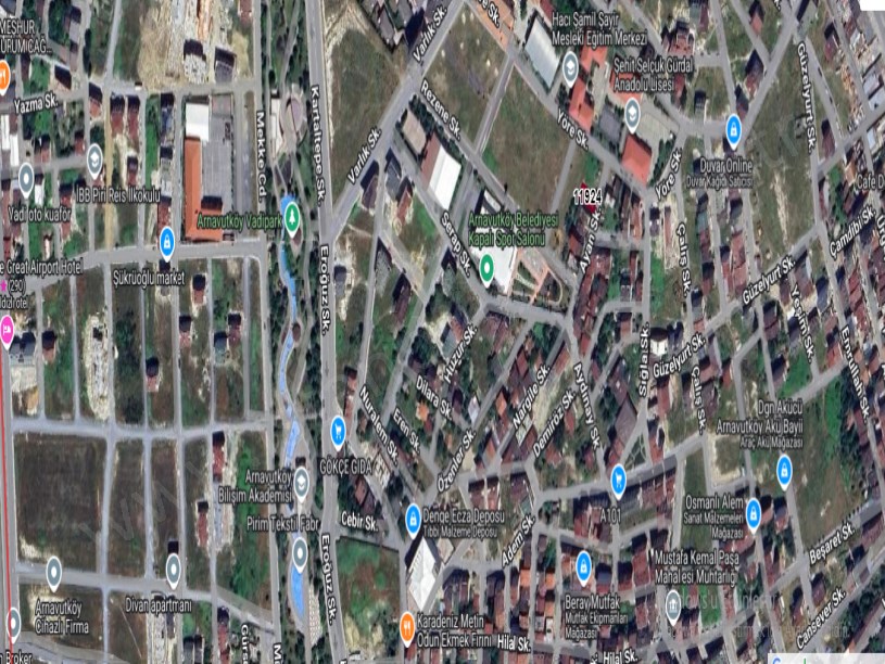 Arnavutköy Mustafa Kemalpaşa Mah Satılık Arsa , 185 M2 Müstakil  3 Kat İmarlı