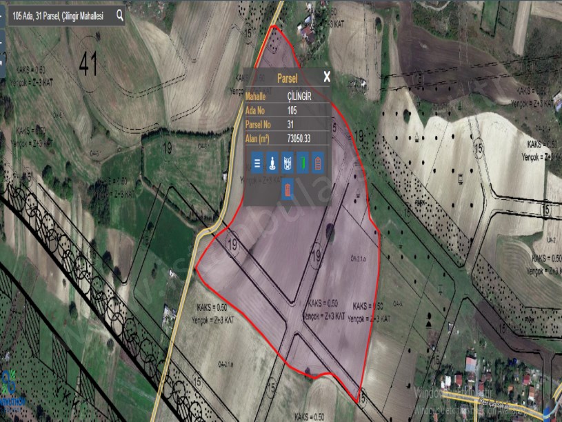 Arnavutköy Çilingirde Satılık Arsa , 488 M2 Hisseli 3 Kat İmarlı
