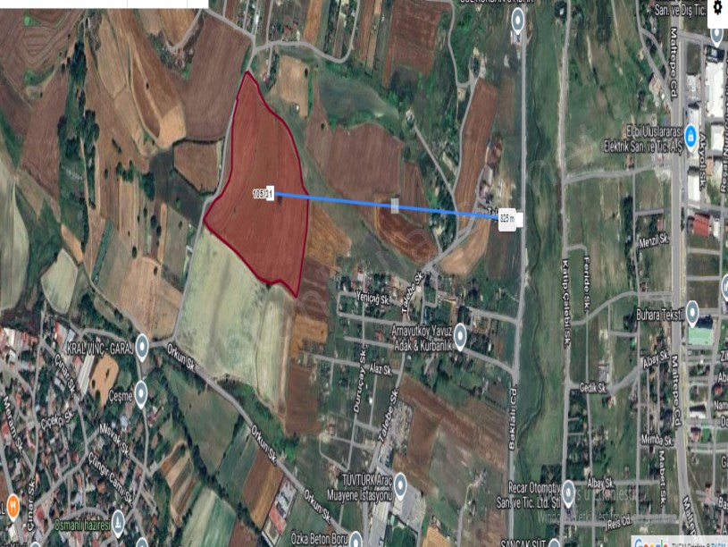Arnavutköy Çilingirde Satılık Arsa , 488 M2 Hisseli 3 Kat İmarlı