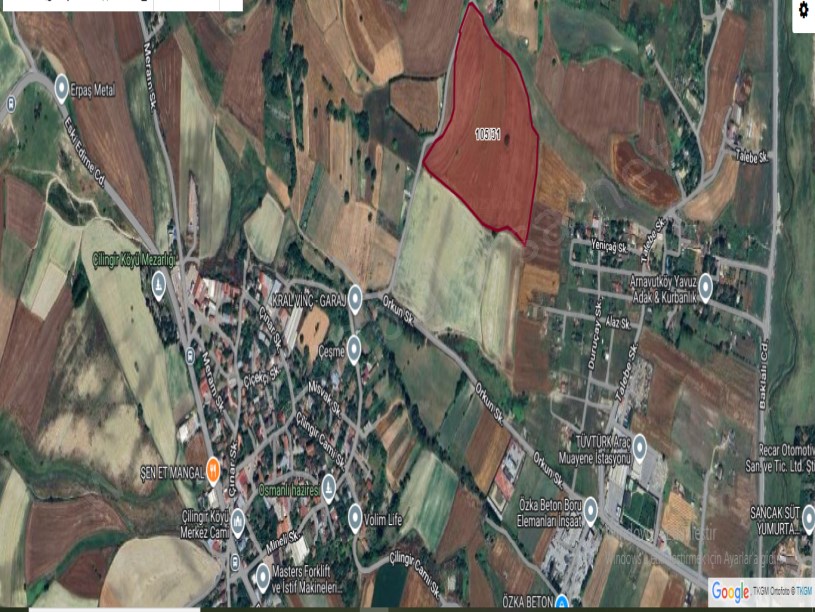 Arnavutköy Çilingirde Satılık Arsa , 488 M2 Hisseli 3 Kat İmarlı
