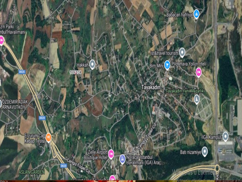 Arnavutköy Tayakadın Satılık Arsa ,  255 M2 Cadde Cephe Müstakil 