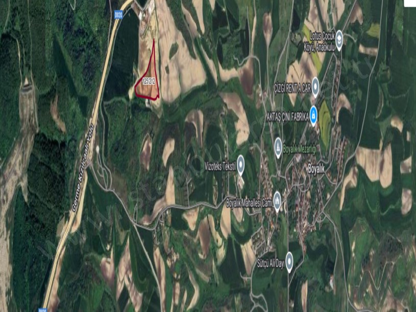 Arnavutköy Boyalıkta Satılık Arsa , 287 M2 Hisseli İmarlı Yolu Var