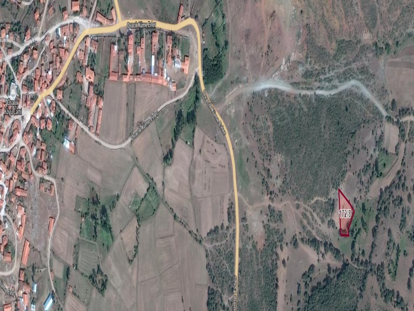Kütahya Tavşanlı Ovacık Köyünde Satılık Tarla  , 1,478 m2 Müstakil