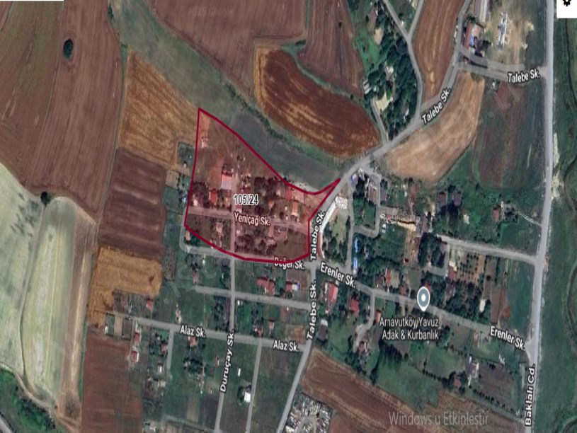 Arnavutköy Çilingirde Satılık Arsa , 200 M2 Yolu Var Evlerin Yakını İmarlı Hisseli