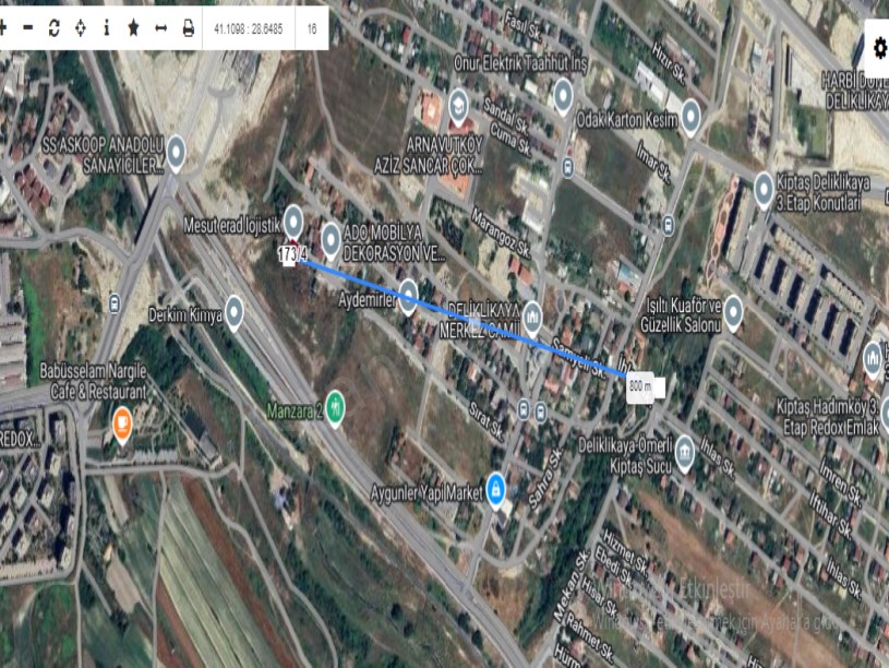 Arnavutköy Delikkayada Satılık Arsa , 500 m2 İmarlı İfrazlı Müstakil 