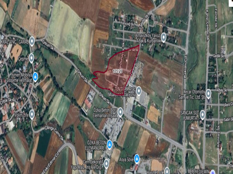 Arnavutköy Çilingirde Satılık Arsa , 170 M2 Yolu Var Hisseli