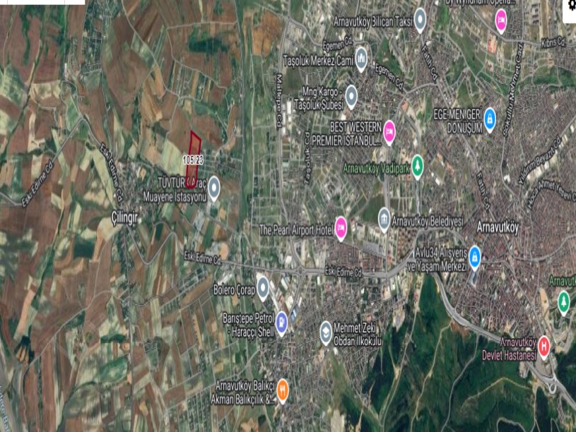 Arnavutköy Çilingirde Satılık Arsa , 800 M2 Yolu Var Evlerin Yakını