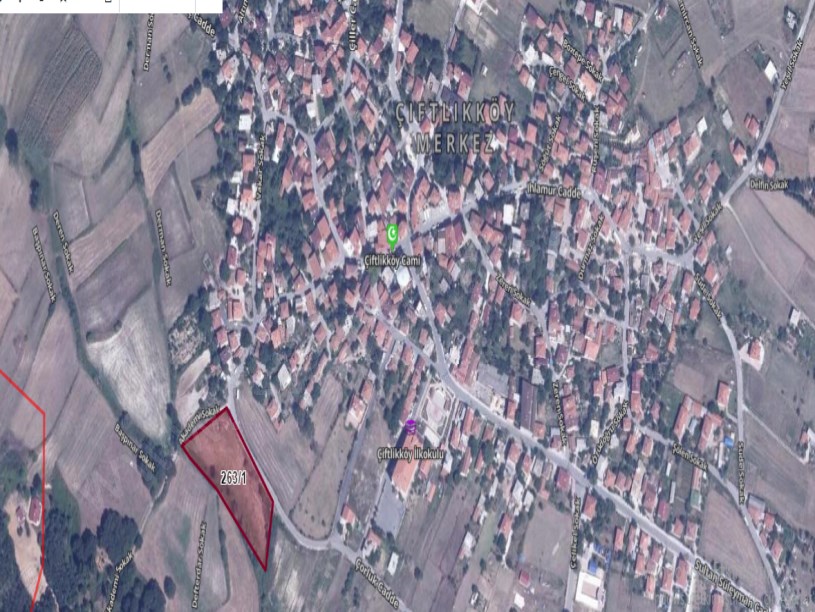 Çatalca Çiftlikköyde Satılık Arsa , 1,144 m2 Asfalt Cephe  Merkezde Hisseli