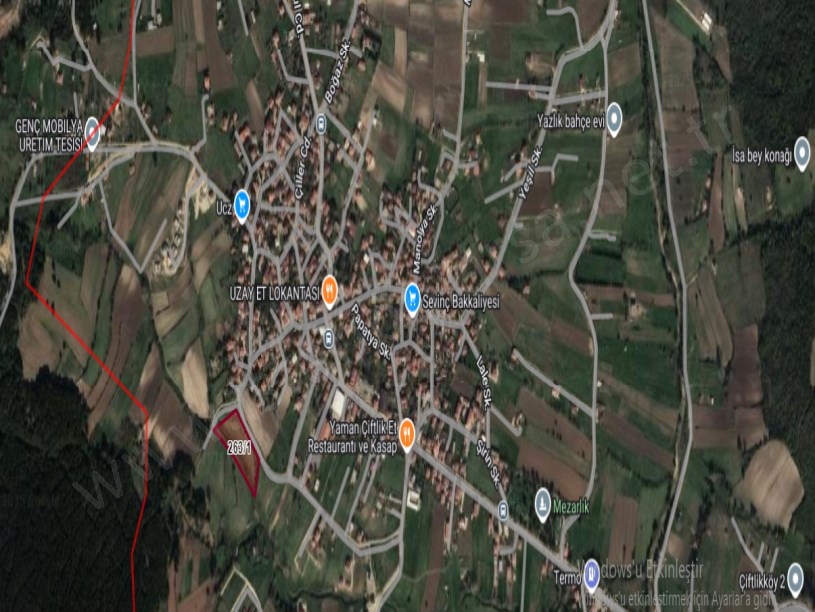 Çatalca Çiftlikköyde Satılık Arsa , 1,144 m2 Asfalt Cephe  Merkezde Hisseli