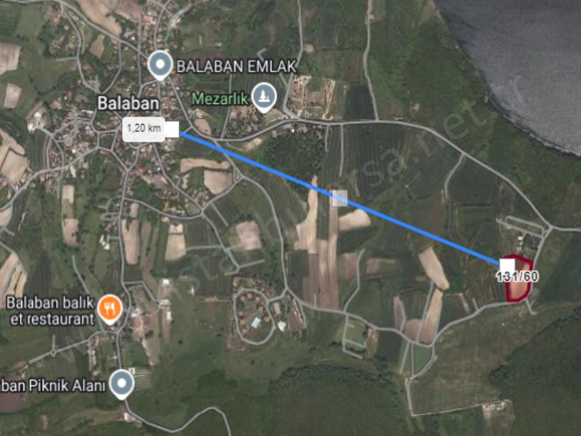 Arnavutköy Balabanda Satılık Arsa , 394 m2 Yolu Var Evlerin Yakını Hisseli