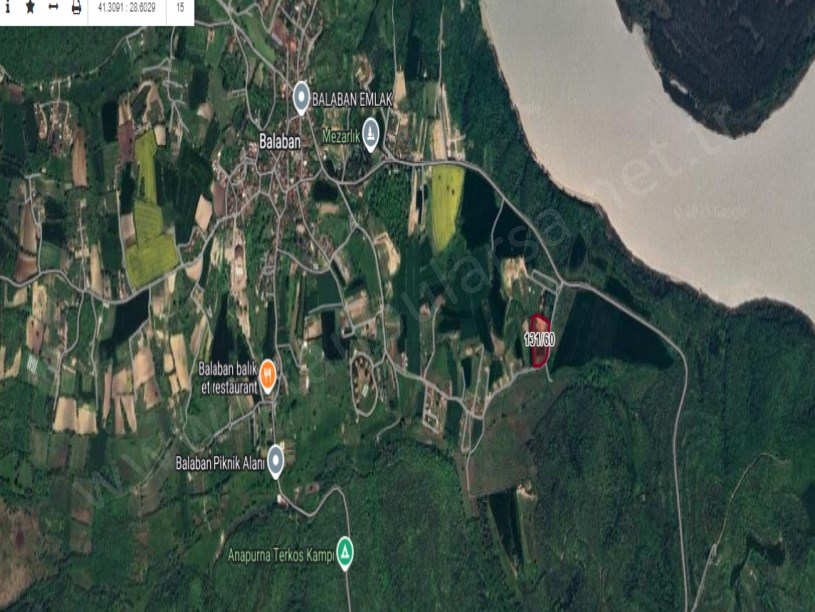 Arnavutköy Balabanda Satılık Arsa , 394 m2 Yolu Var Evlerin Yakını Hisseli