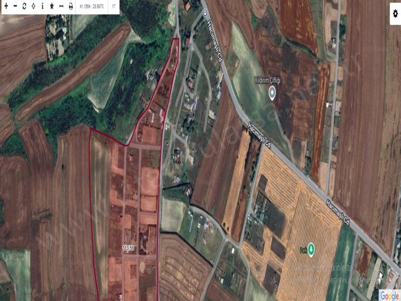 Arnavutköy Hacımaşlı  Satılık Arsa , 300 M2 Çaplı Çevrili Hisseli