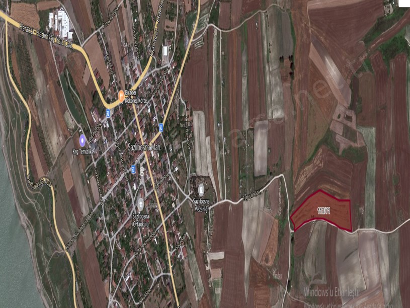 Arnavutköy Hacımaşlı  Satılık Arsa , 500 M2 Yola Cephe Çaplı Muvafakatnameli 