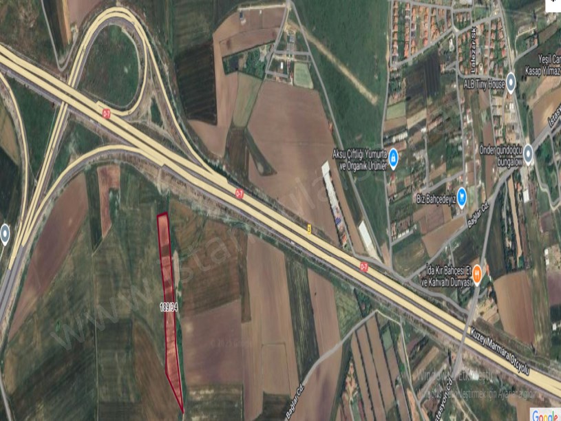 Çatalca İzzettinde Satılık Arsa , 1000 m2 Çevrili Çaplı Hisseli