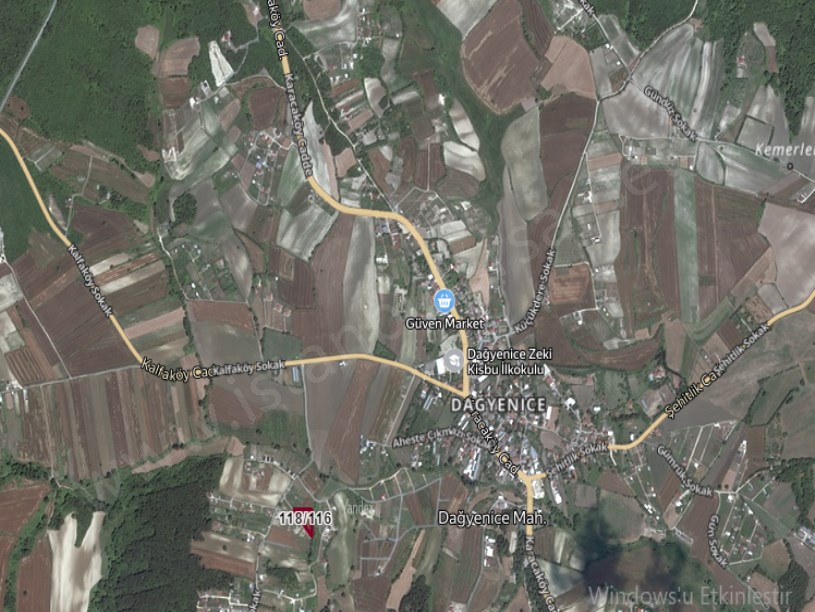 Çatalca Dağyenicede Satılık  Arsa , 208 M2 Çevrili Yolu var Çaplı