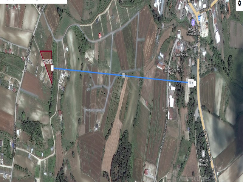 Çatalca Dağyenicede Satılık  Arsa , 208 M2 Çevrili Yolu var Çaplı