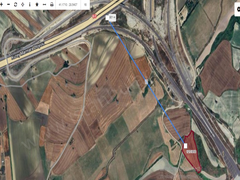 Çatalca Nakkaşta  Satılık Arsa , 786 m2 Hisseli Yolu Var 