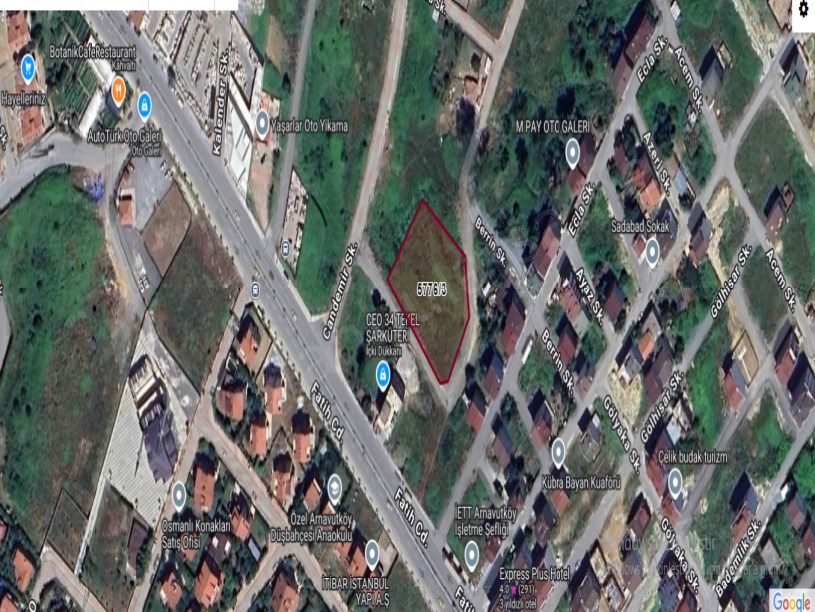 Arnavutköy Taşolukta Satılık Arsa , 2,477 m2 İmarlı Müstakil Caddeye Yakın