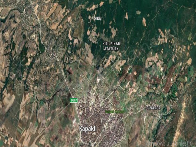 Tekirdağ Kapaklıda Satılık Arsa , 323 m2 Müstakil Yolu Var