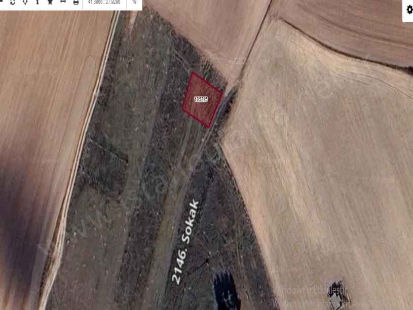 Tekirdağ Saray Büyükyoncalı Mah Satılık Arsa , 253 M2 Müstakil Yolu Var