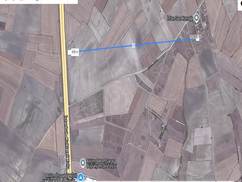 Tekirdağ Saray Büyükyoncalı Mah Satılık Arsa , 253 M2 Yolu Var Müstakil Evlerin Yakını