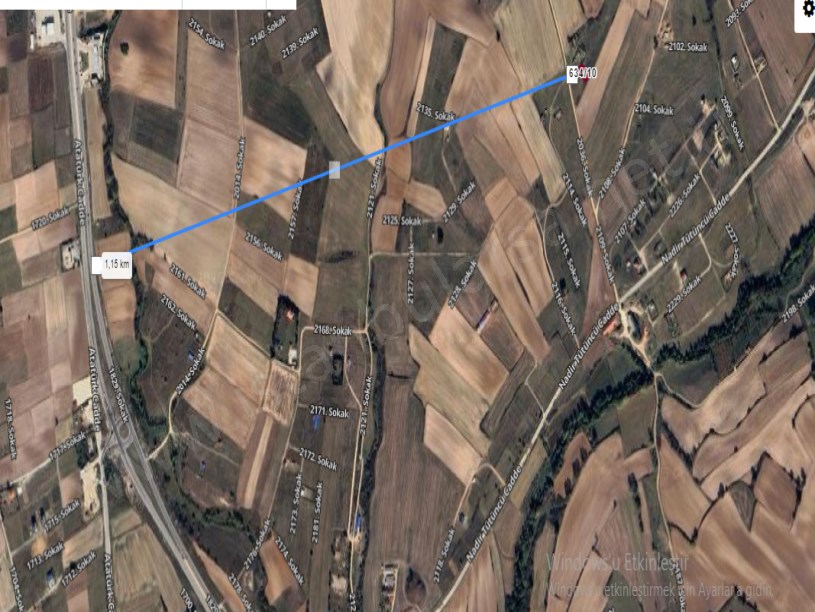 Tekirdağ Saray Büyükyoncalı Mah Satılık Arsa , 300 M2 Yolu Var Müstakil