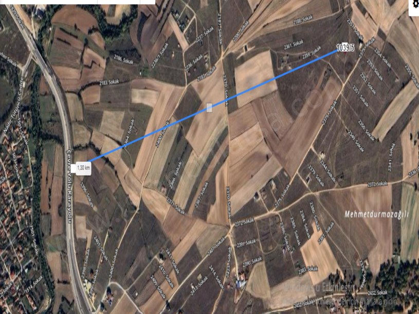 Tekirdağ Saray Büyükyoncalı Mah Satılık Arsa , 299 m2 Yolu Var Müstakil